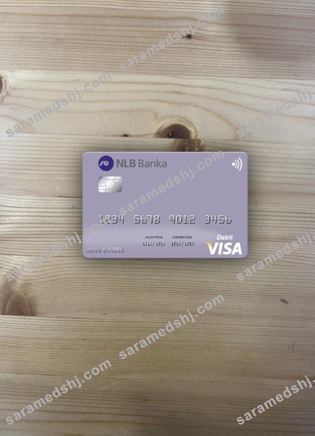 Montenegro NLB Banka a.d. Podgorica visa debit card photolook front